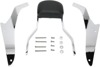 Short Square 14" Sissy Bar Chrome - For 99-07 Honda VT600C Shadow VLX Short Square 14" Sissy Bar Chrome - For 99-07 Honda VT600C Shadow VLX