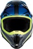 Z1R Rise MC Helmet Blue/Hi-Vis Yellow Large - MX helmet with DOT approval