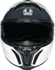 AGV Tourmodular Balance Modular Helmet White/Red/Gray Medium - Modular helmet, White/Red/Gray, Size M, Unisex