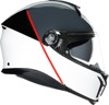 AGV Tourmodular Balance Modular Helmet White/Red/Gray Medium - Modular helmet, White/Red/Gray, Size M, Unisex