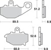 SBS 687LS Sintered Brake Pads