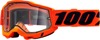 Accuri 2 Enduro Neon Orange Goggles - Dual Clear Lens