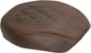 Mustang Diamond Stitch Rear Passenger Seat Brown Fits Harley Dyna