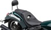 Cobra Detachable Backrest Chrome Short 2-Up For Indian