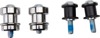 Cobra Detachable Backrest Chrome Short 2-Up For Indian