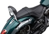 Cobra Detachable Backrest Chrome Short 2-Up For Indian