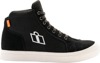 ICON Carga CE Boots - Black/White, US 8.5 - Genuine leather riding boots