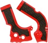 X-Grip Frame Guards Red/Black - For 13-17 Honda CRF250M/R CRF450R