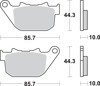 Sintered Brake Pads - 808H.Ls Sint Brake Pads Sbs