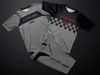 Thor Intense Assist Dart Short-Sleeve Jersey 2XL Gray/Black - Performance MTB/MTB jersey, 2XL Gray/Black