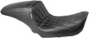 Le Pera Kickflip Diamond Seat Black For 06-17 HD Dyna