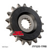 Front Steel Countershaft Sprocket w/ Rubber Damper - 17 Tooth 525