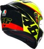 AGV K1 S Grazie Vale Helmet Small Yellow Black Red Gloss Unisex - Full face motorcycle helmet, Small, Grazie Vale graphic