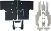 Seat Back & Console Full Heat Shield Kit - 19-20 Polaris RZR 900/1000