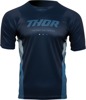 Thor Assist React Short-Sleeve Jersey Teal Midnight Men's Small - Performance MTB jersey for men, size S, Teal Midnight