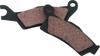 BikeMaster Organic Brake Pads - Black Fits Can-Am