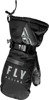 Fly Racing Cascade Snow Mittens Black Medium - Insulated snow mittens for cold weather riding