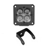 Flush Mount 20w LED Cube Light w/ RGB Accent Light Kit w/ Fog Beam 2pc Flush Mount 20w LED Cube Light w/ RGB Accent Light Kit w/ Fog Beam 2pc