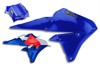 Cycra Powerflow Radiator Shrouds Blue Fits 15-19 Yamaha WR250F