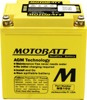 MotoBatt MB10U Quadflex AGM Sealed Battery - Quadflex AGM battery, sealed, maintenance free