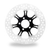 Performance Machine 11.8" Virtue Front Brake Rotor Black/Chrome