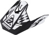 Answer AR1 Sweep Visor Black/White Youth - Replacement visor for AR1 Sweep Youth helmet