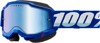 100 Percent Accuri 2 Snowmobile Goggles Blue with Blue Mirror Lens - Blue snow goggles with blue mirror lens 100 Percent Accuri 2 Snowmobile Goggles Blue with Blue Mirror Lens - Blue snow goggles with blue mirror lens
