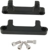 Driver Floorboard Brackets - Black - For Suzuki Boulevard C50 C90