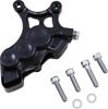 Arlen Ness Six-Piston Differential Bore Front Left Caliper Black ABS - Front left caliper, black, ABS For Harley-Davidson