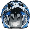 Z1R Warrant Neuron Snow Electric Helmet 2XL Blue/Gray - Snow helmet with heated shield, size 2XL