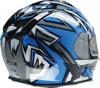 Z1R Warrant Neuron Snow Electric Helmet 2XL Blue/Gray - Snow helmet with heated shield, size 2XL