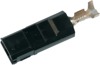 NAMZ AMP .25in Female Black Socket Housing with Terminal 20 Pack - Female AMP .25in wiring connectors, 20 pack
