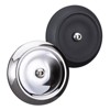 Dished Bobber Air Cleaner Cover w/ Machined Highlights - Black Dished Bobber Air Cleaner Cover w/ Machined Highlights - Black
