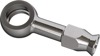 Goodridge Banjo Adapter Straight for 3/8 or M10 Bolt Silver - Banjo adapter for Goodridge universal brake lines