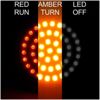 Letric Lighting Deluxe Bullet LED Switchback Insert Red/Amber