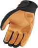 Icon 1000 Nightbreed Mid-Length Cuff Gloves - Black Men's Large
