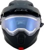 AFX FX-111DS Electric Snow Helmet Matte Black Medium - Modular electric snow helmet, matte black, size M