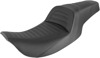 Slim Pleated 2-Up Seat Black Gel - For Harley FLHR FLHX Slim Pleated 2-Up Seat Black Gel - For Harley FLHR FLHX