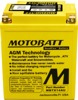 MotoBatt MBTX14AU Quadflex AGM Battery Sealed Factory Activated - Quadflex AGM battery, universal fit, sealed, 12V