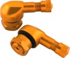 Motorcycle Valve Stems - 10mm Gold - Pair
