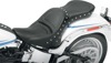 Explorer Special Studded 2-Up Seat Black Gel - For Harley Softail