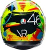 AGV K3 Rossi Winter Test 2019 Full Face Helmet Yellow 2XL - Full face helmet with Rossi Winter Test 2019 graphic, 2XL