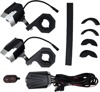 Pathfinder Dual Switchback LED Lights Silver/Black Wireless Remote - Dual switchback LED accent lights, fits 1.1-2in bars