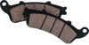 BikeMaster Organic Brake Pads Front/Rear Fits Honda