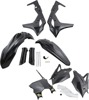 Cycra Powerflow Body Kit - Black Fits Kawasaki