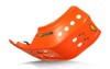 Cycra Full Armor Skid Plate - FLO Orange Fits KTM