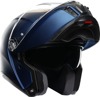 AGV Tourmodular Galassia Modular Helmet Matte Blue XL - Modular helmet with sun visor, Blue, XL, Unisex