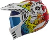 ICON Elsinore Doodle 3 Helmet XS Multi/White Unisex - XS modular helmet, Multi/White, Unisex