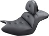 Road Sofa Pillow 2-Up Seat Black w/Backrest - For 18-20 Honda GL1800 Gold Wing Road Sofa Pillow 2-Up Seat Black w/Backrest - For 18-20 Honda GL1800 Gold Wing