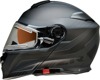 Z1R Solaris Scythe Modular Snow Helmet Electric Shield XS Black/Gray - Modular snow helmet with electric shield, size XS